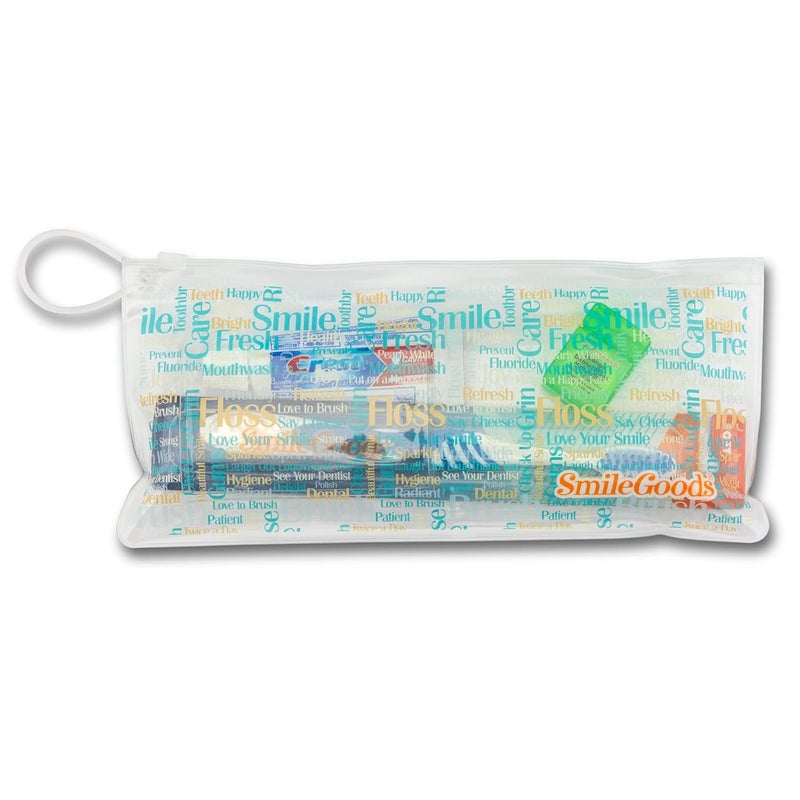 Practicon SmileGoods Zipper Pouch, 4.5" x 10", Tooth Talk, Pack of 72 - Image 4
